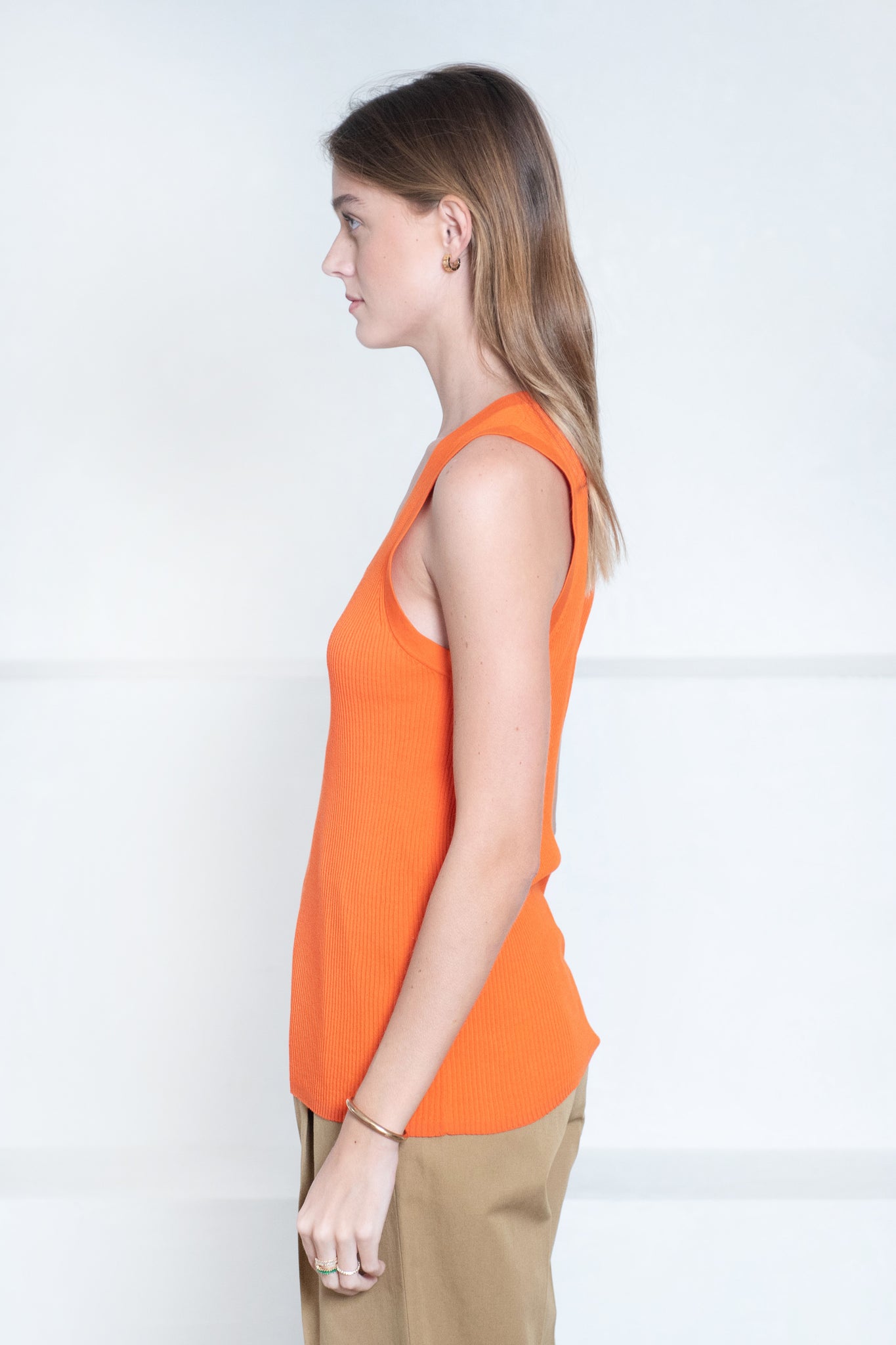 Studio Nicholson - Rakko Knit Vest, Mandarin