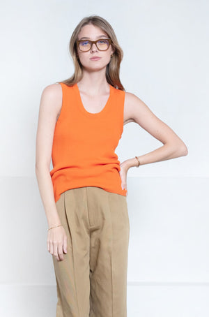 Studio Nicholson - Rakko Knit Vest, Mandarin