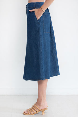 Studio Nicholson - Preto Skirt, Indigo