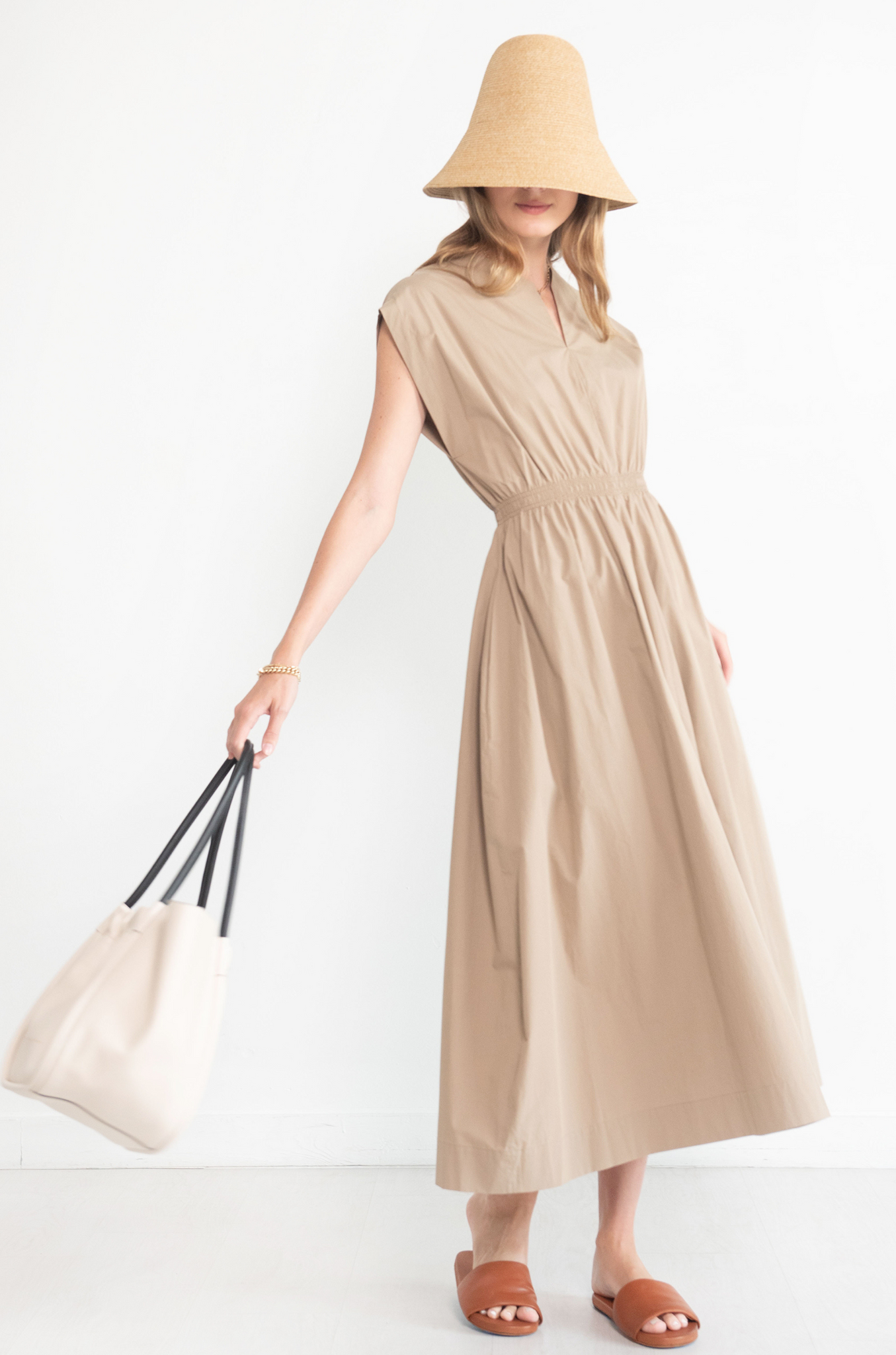 Studio Nicholson - Nestor A-line Dress, Oyster