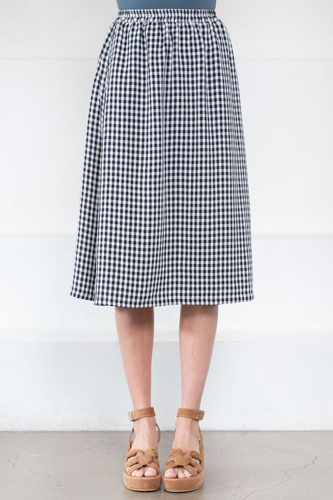 SULTAN WASH - Louise Skirt, Noir