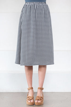 SULTAN WASH - Louise Skirt, Noir