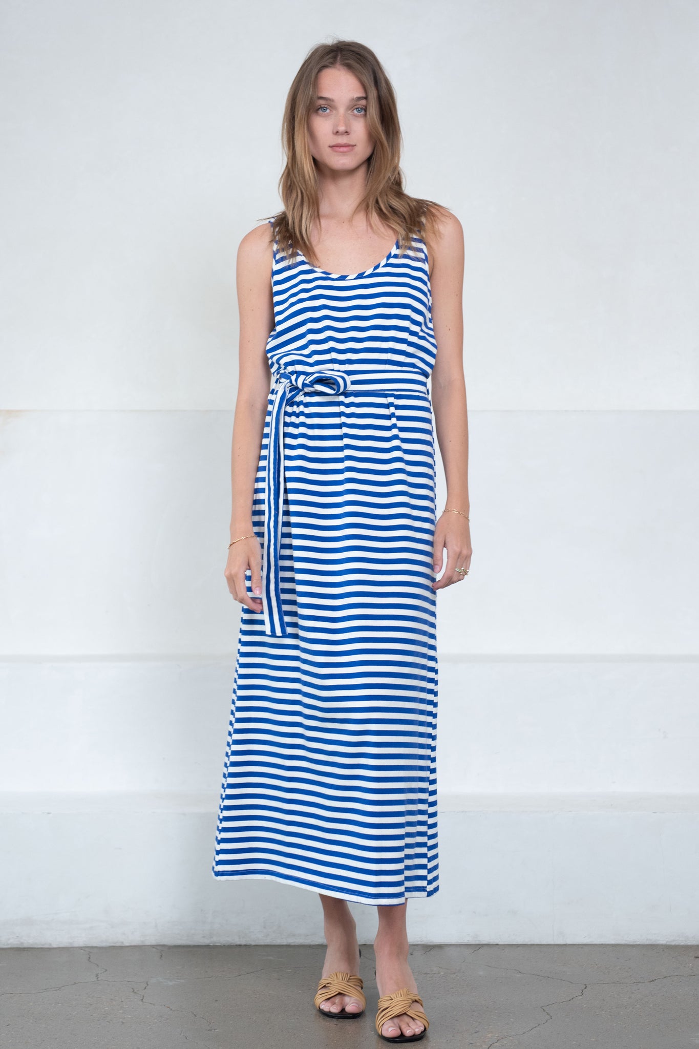 SULTAN WASH - Robe Longue Marin, French Blue