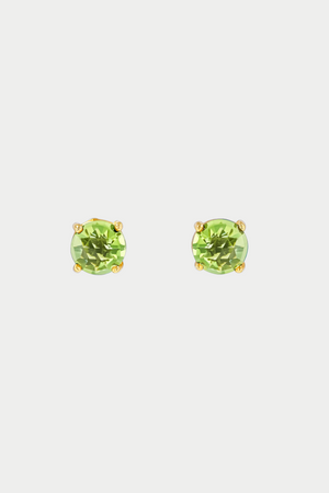 SUZANNE KALAN - Amalfi Round Studs, Peridot