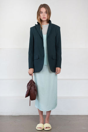 TIBI - Sheer Gauze Easy T-Shirt, Mint
