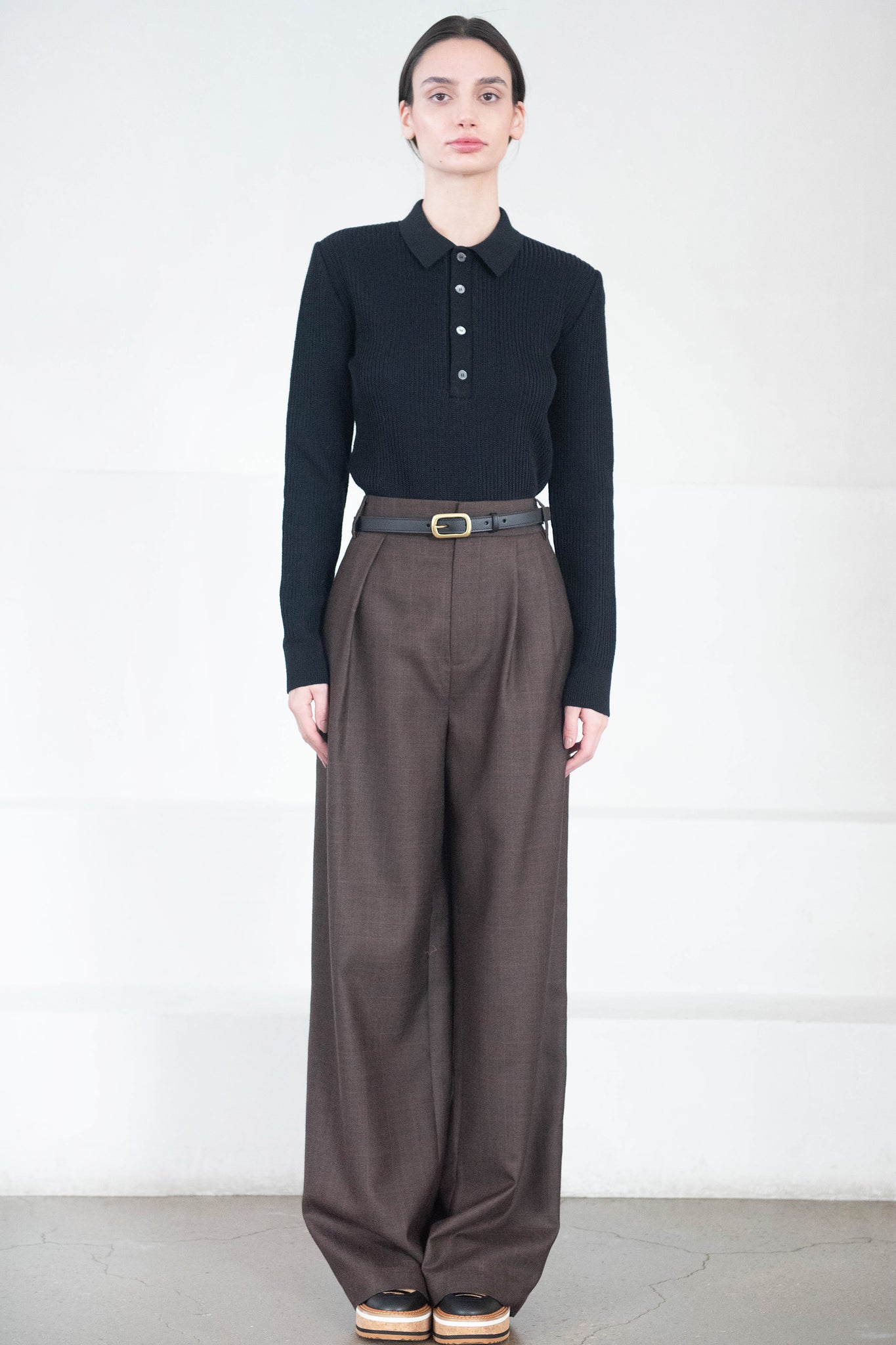 TIBI - Reed Suiting Stella Pant, Brown