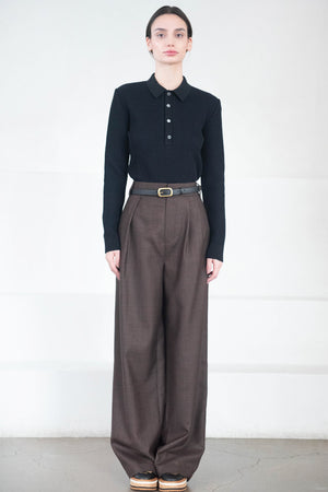 TIBI - Reed Suiting Stella Pant, Brown