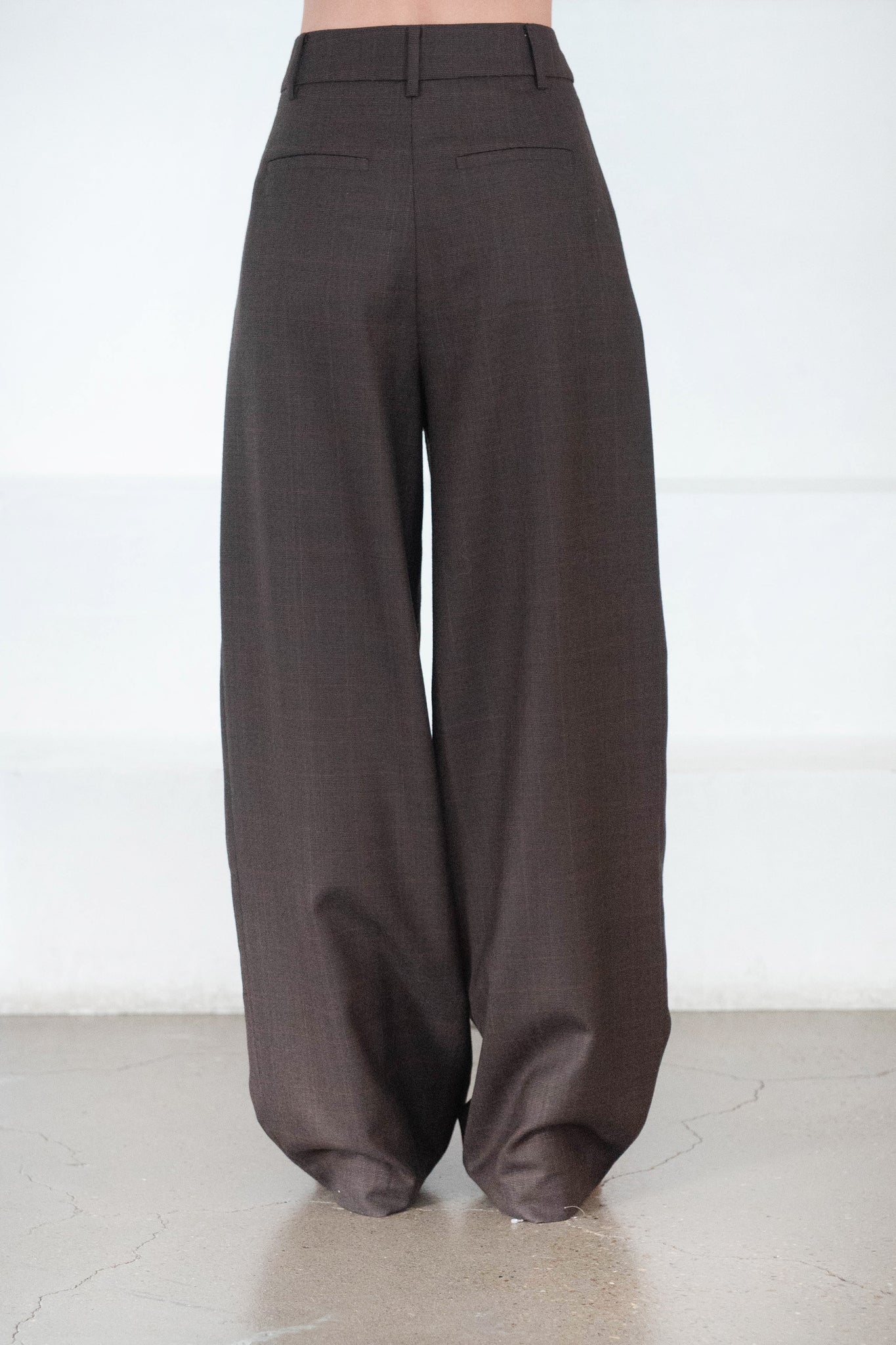 TIBI - Reed Suiting Stella Pant, Brown