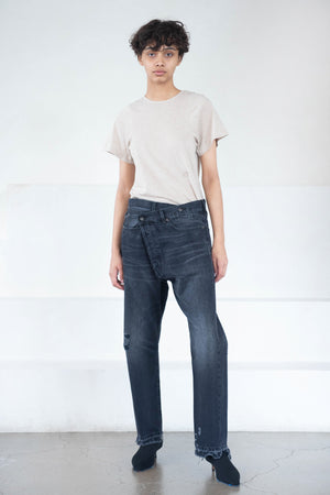 Totême - Curved Seam Tee, Beige Melange