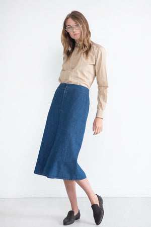 Totême - Signature Cotton Shirt, Sand Dune Stripe