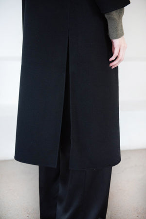 Totême - Signature Wool Cashmere Coat, Black