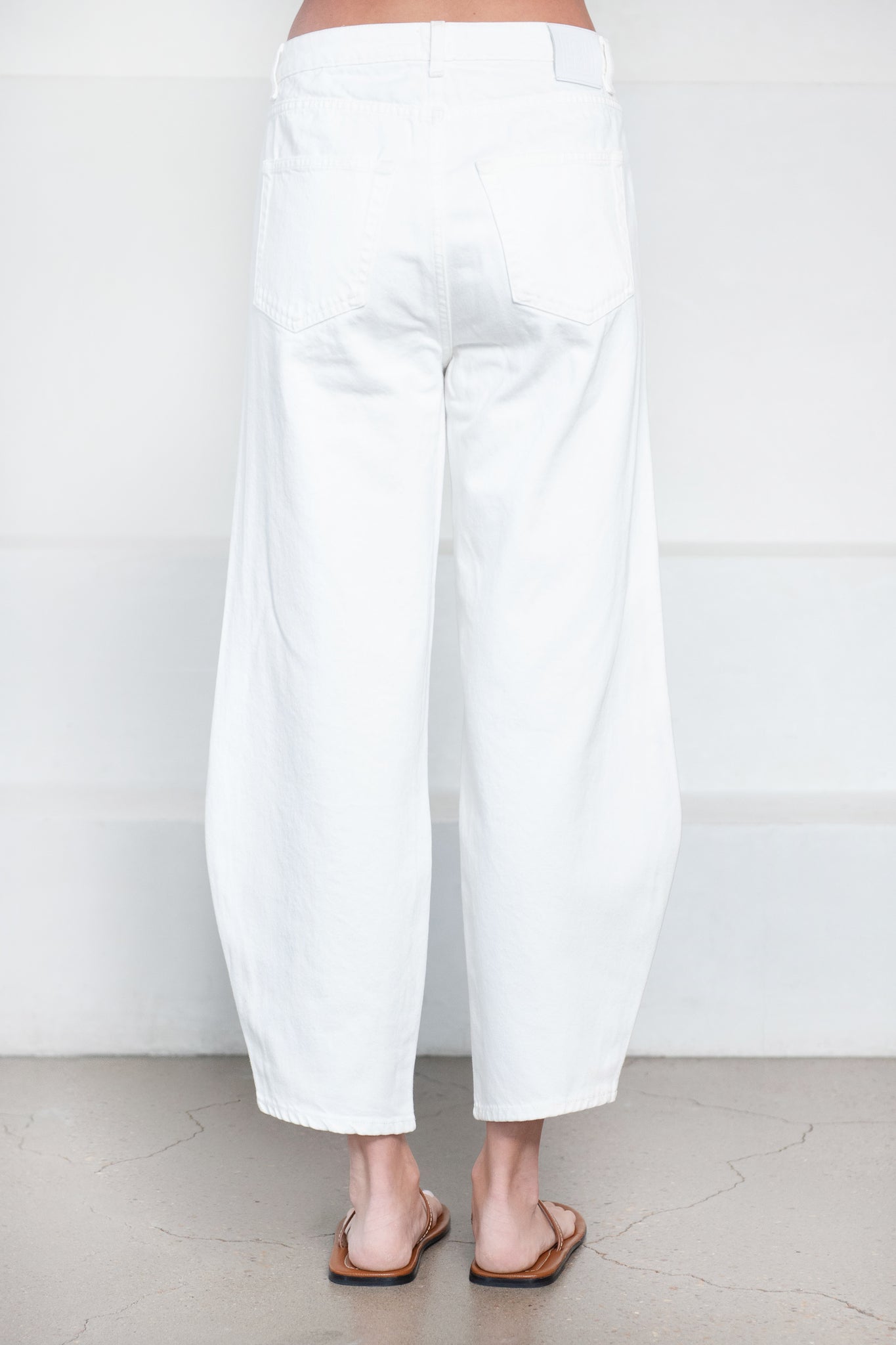 Totême - Barrel Leg Denim, Off White