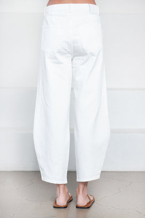 Totême - Barrel Leg Denim, Off White