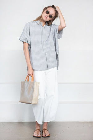 Totême - Barrel Leg Denim, Off White