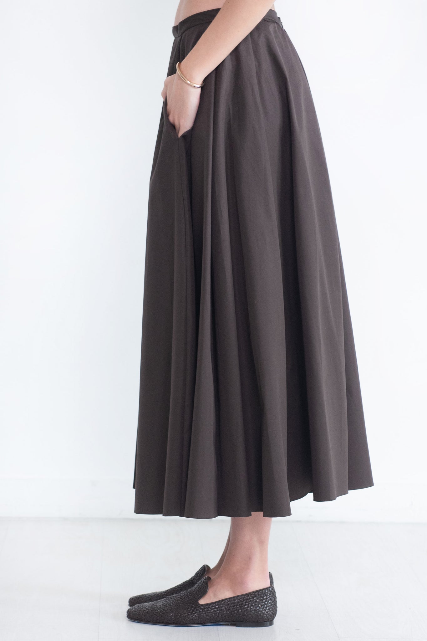 VERONIQUE LEROY - Long Skirt, Chocolate