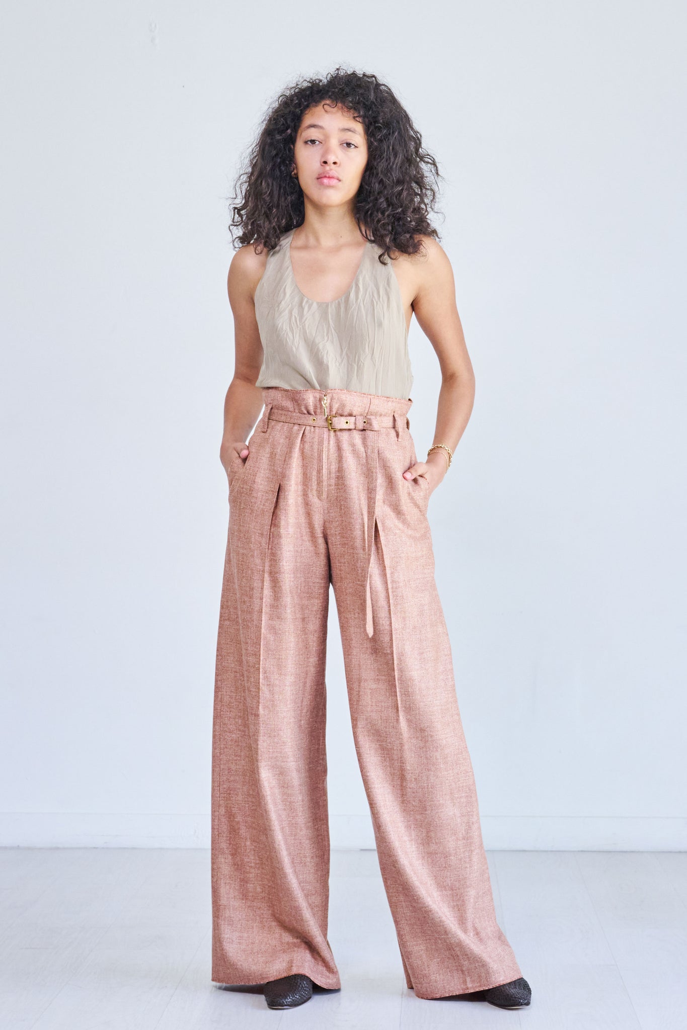 VERONIQUE LEROY - Wide Leg Trousers, Canyon