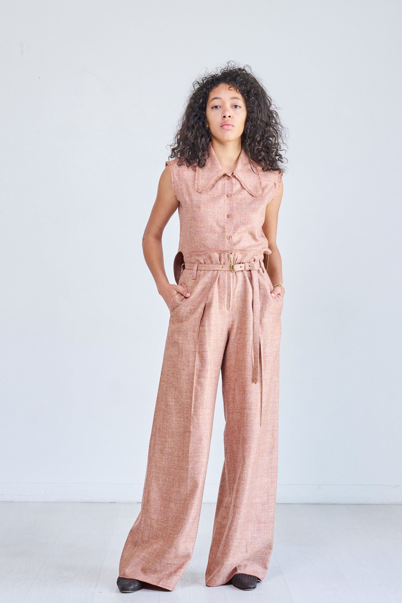 VERONIQUE LEROY - Copy of VERONIQUE LEROY TWL/LSHI038 SLEEVELESS SHIRT - TWL/LSHI038-VERONIQUE LEROY