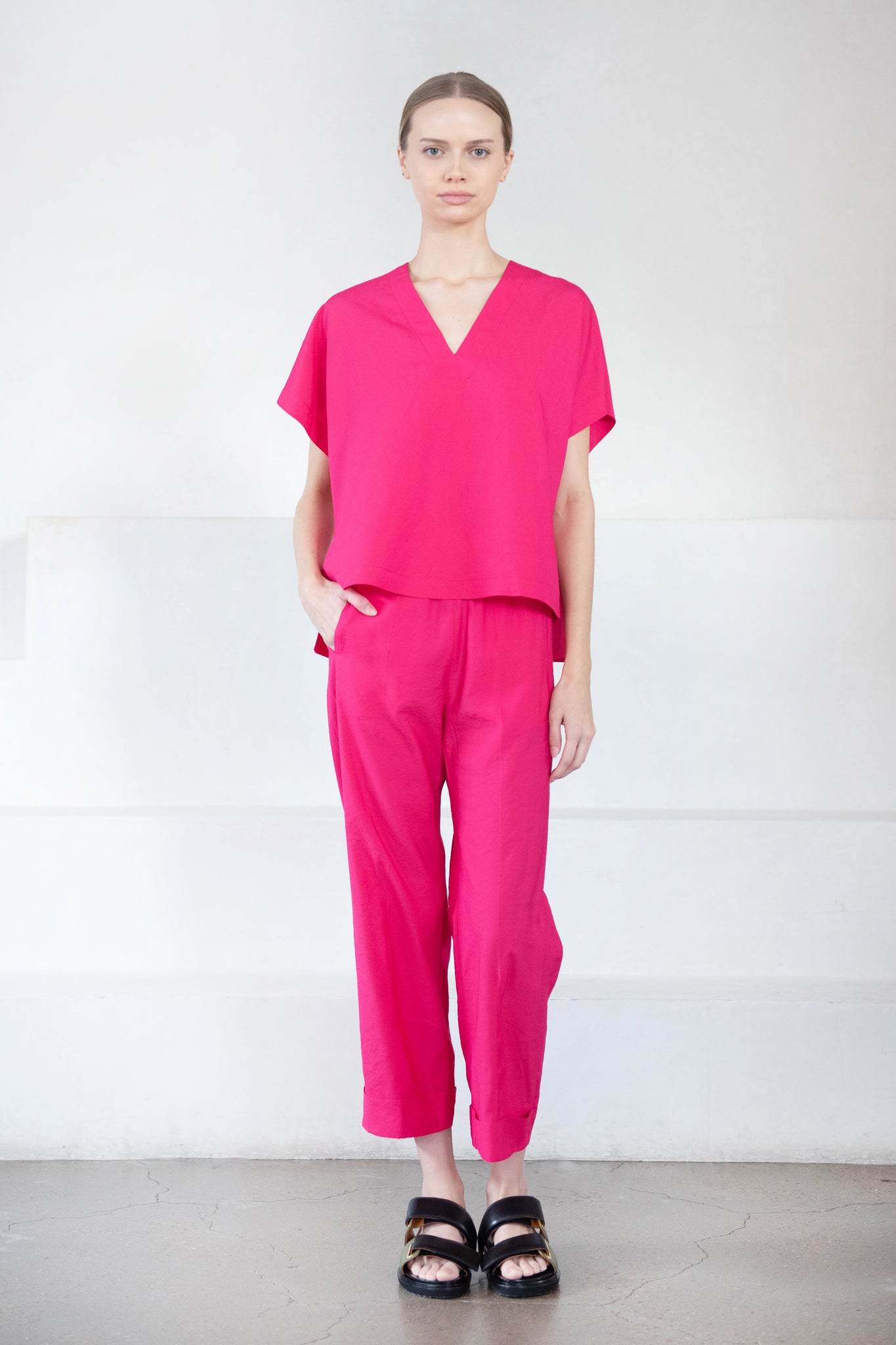 WJ MARTIN - Ashley Pants, Fuchsia