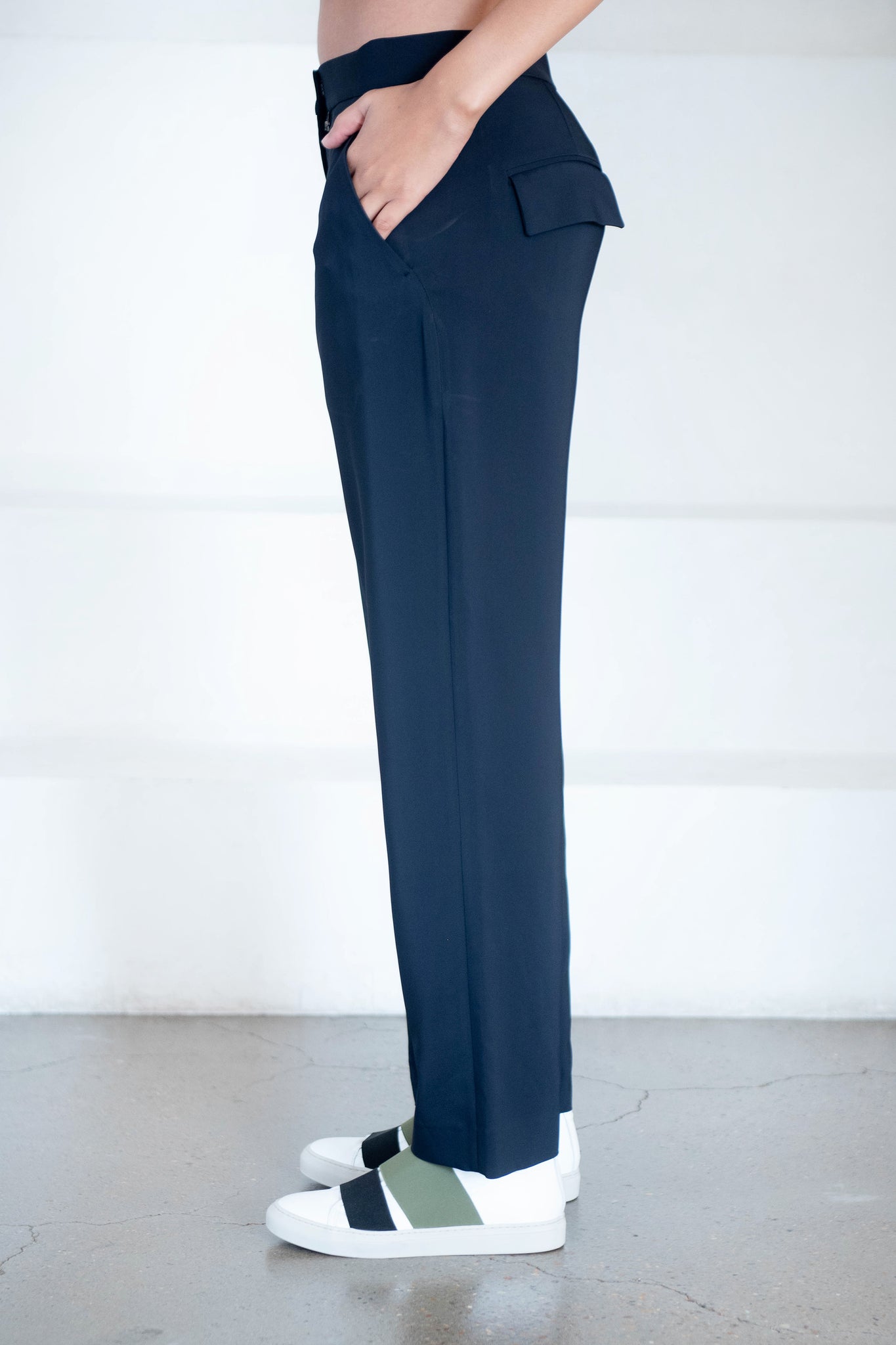 WJ MARTIN - CARGO PANTS, NAVY