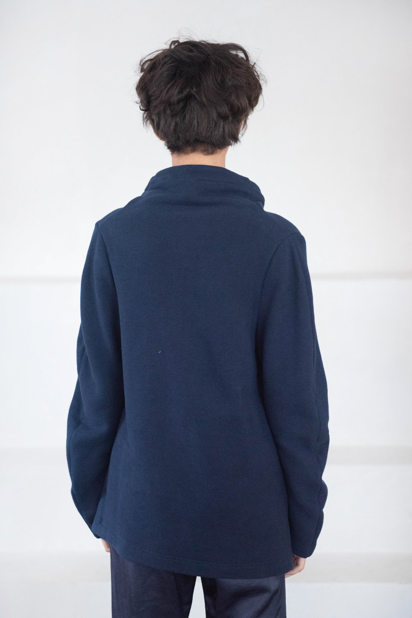 Zero + Maria Cornejo - Long Sleeve Fold Top, Ink