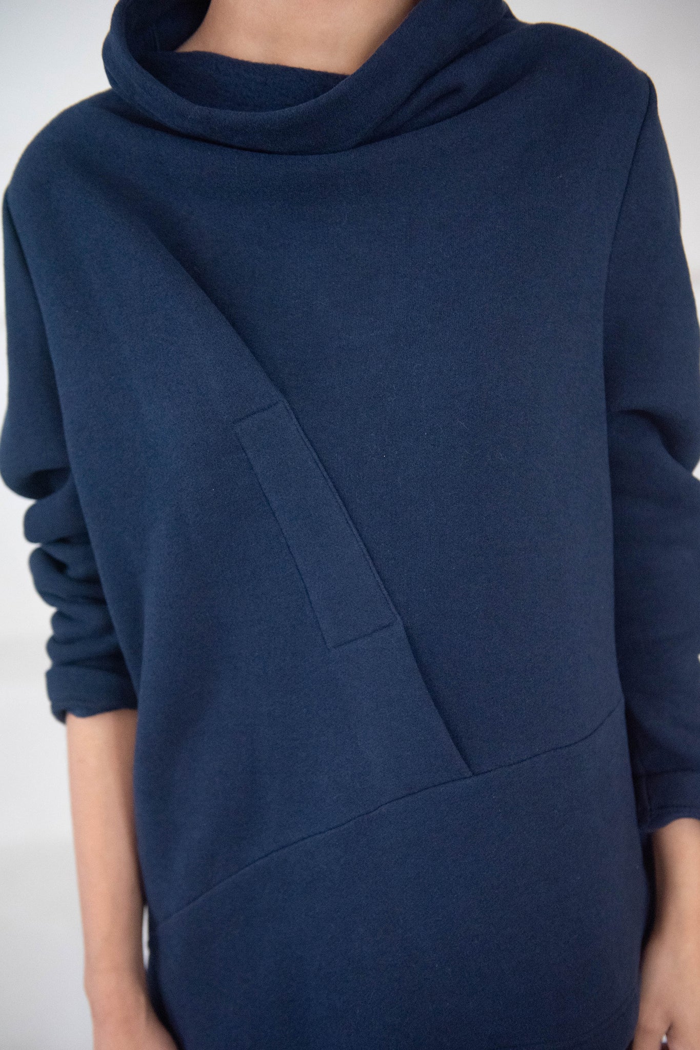 Zero + Maria Cornejo - Long Sleeve Fold Top, Ink