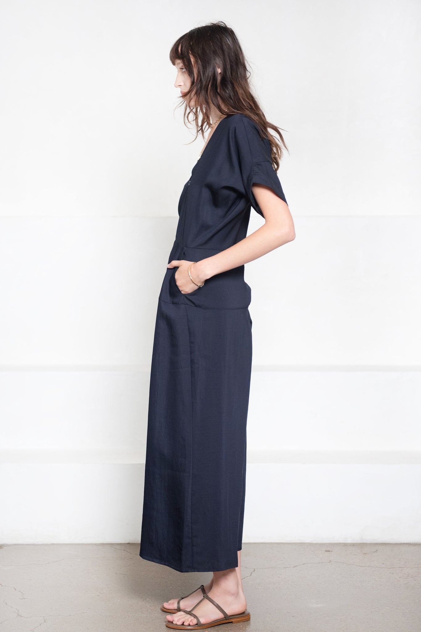 Zero + Maria Cornejo - Aisse Eve Jumpsuit, Ink Jet