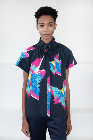 Zero + Maria Cornejo - Elastic Gaban Shirt, Ink Jet