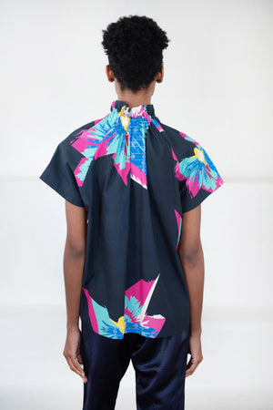 Zero + Maria Cornejo - Elastic Gaban Shirt, Ink Jet