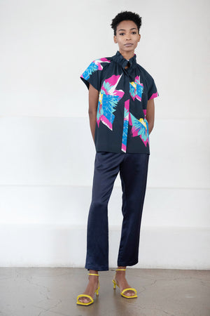 Zero + Maria Cornejo - Elastic Gaban Shirt, Ink Jet