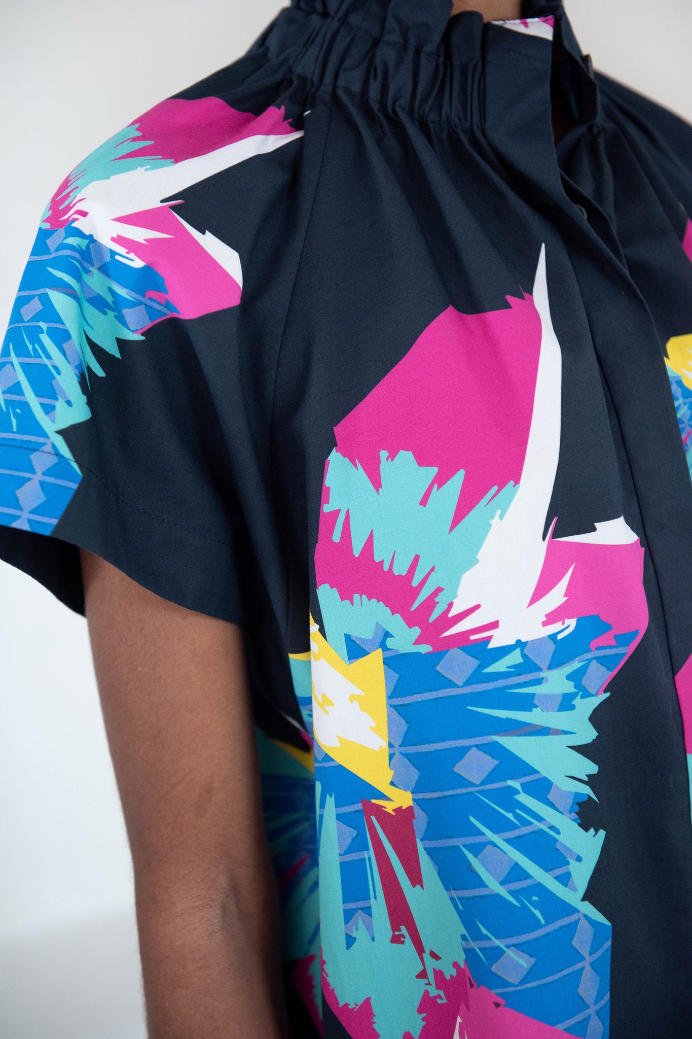 Zero + Maria Cornejo - Elastic Gaban Shirt, Ink Jet